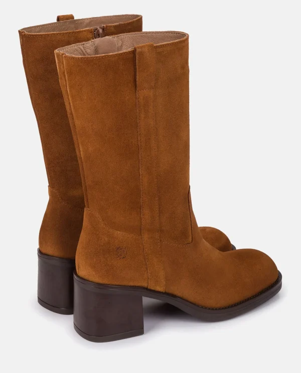 Yokono Bota De Tacón LANDAS-003 CUERO | Mujer Botines | Botas