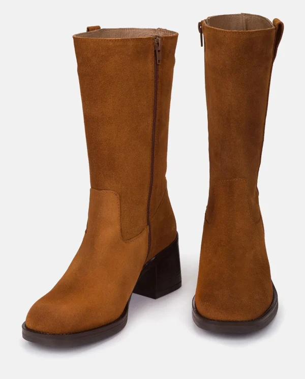 Yokono Bota De Tacón LANDAS-003 CUERO | Mujer Botines | Botas