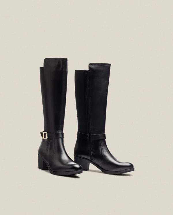 Yokono Bota De Tacón LILLE-015 Negro | Mujer Botas