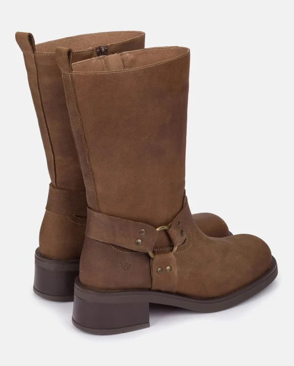 Yokono Bota Plana SPA-003 MARRON | Mujer Botas