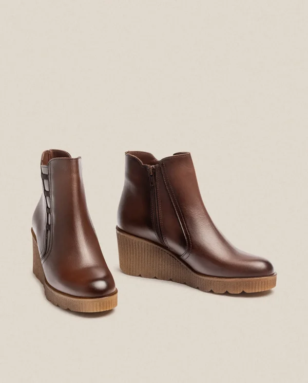 Yokono Botín De Cuña MADONA-006 Marrón | Mujer Botines