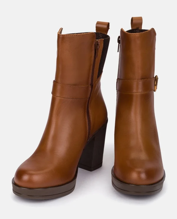 Yokono Botín De Tacón PILSEN-003 CUERO | Mujer Botines
