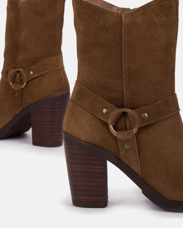 Yokono Botín De Tacón TOURS-008 MARRON | Mujer Botines