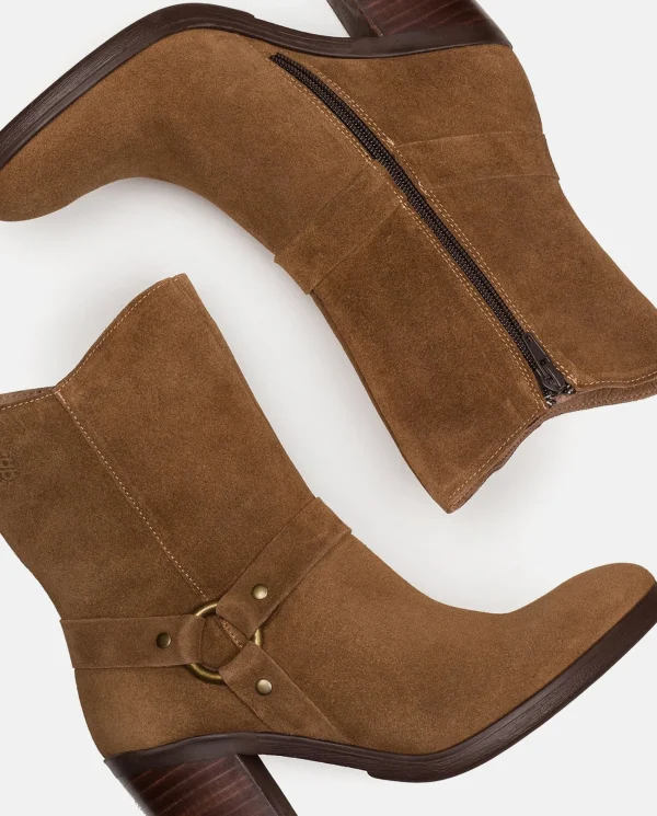 Yokono Botín De Tacón TOURS-008 MARRON | Mujer Botines