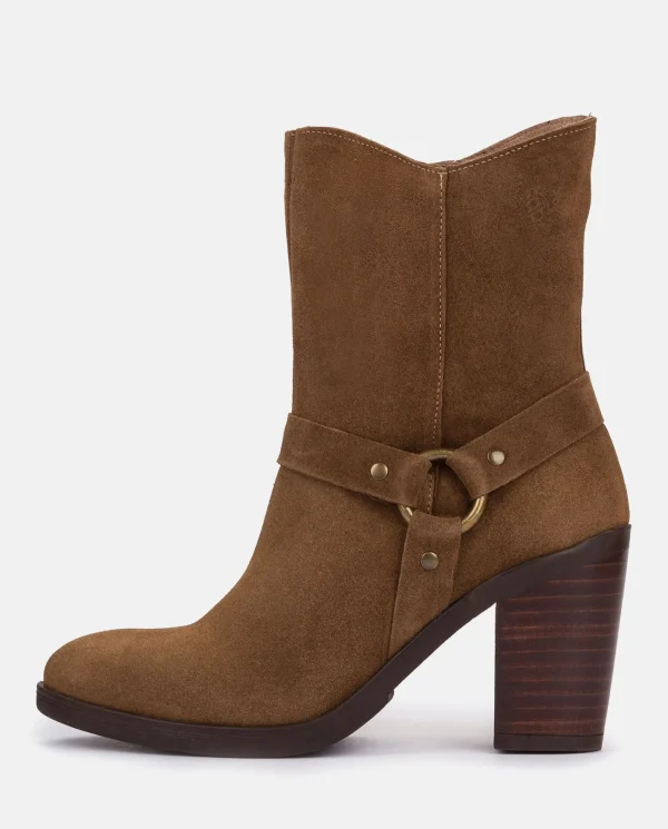 Yokono Botín De Tacón TOURS-008 MARRON | Mujer Botines