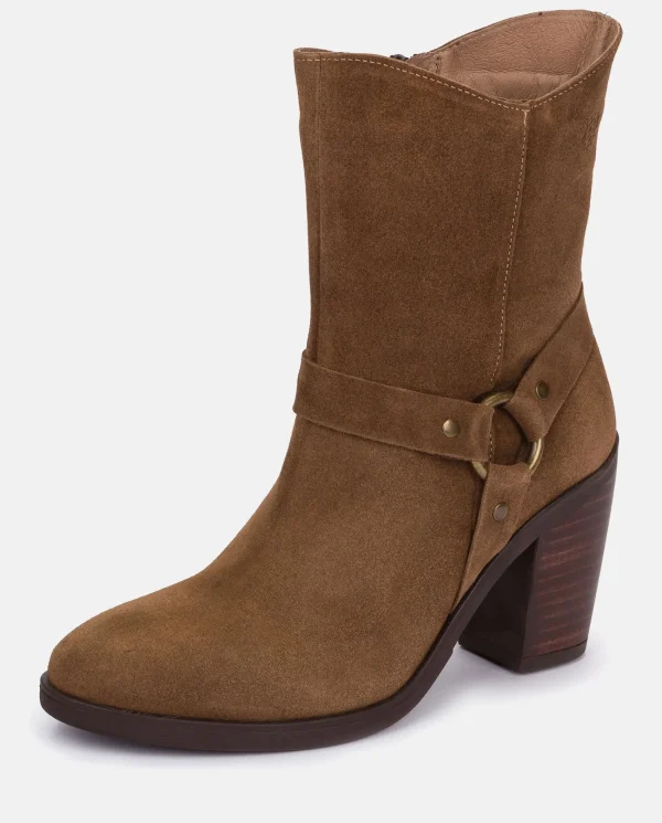 Yokono Botín De Tacón TOURS-008 MARRON | Mujer Botines