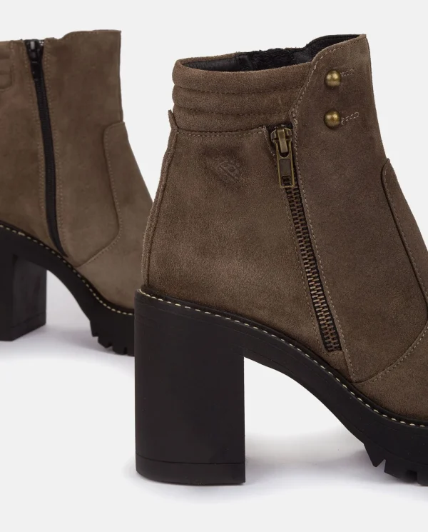 Yokono Botín De Tacón TUNA-002 MARRON | Mujer Botines