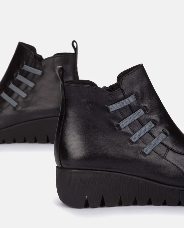 Yokono Botín Plano Atenas 033 Negro | Mujer Botines