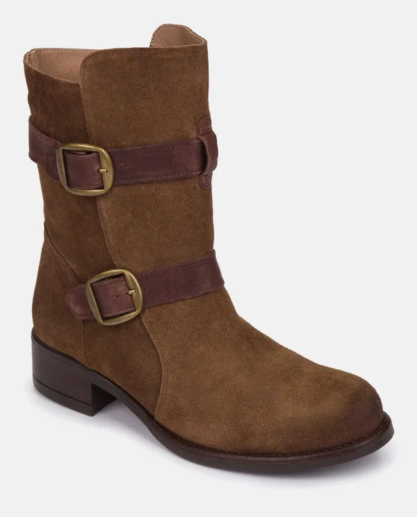 Yokono Botín Plano MONS-003 MARRON | Mujer Botines