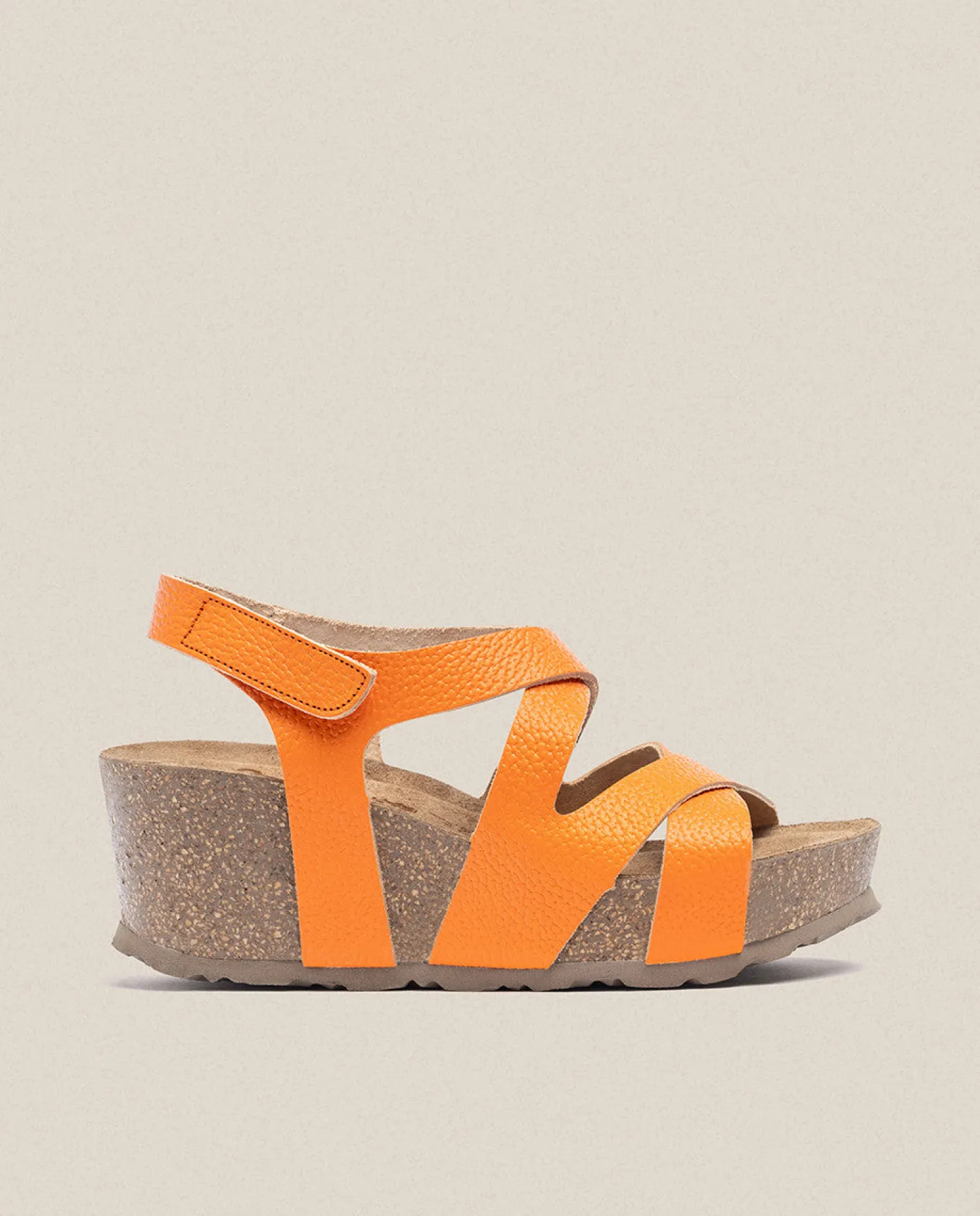 sandalia_cua_bari__naranj_1.webp Yokono Sandalia Cuña Bari 303 Naranja | Mujer Sandalias De Cuña