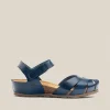 Yokono Sandalia De Cuña Monaco 186 Azul | Mujer Sandalias De Cuña
