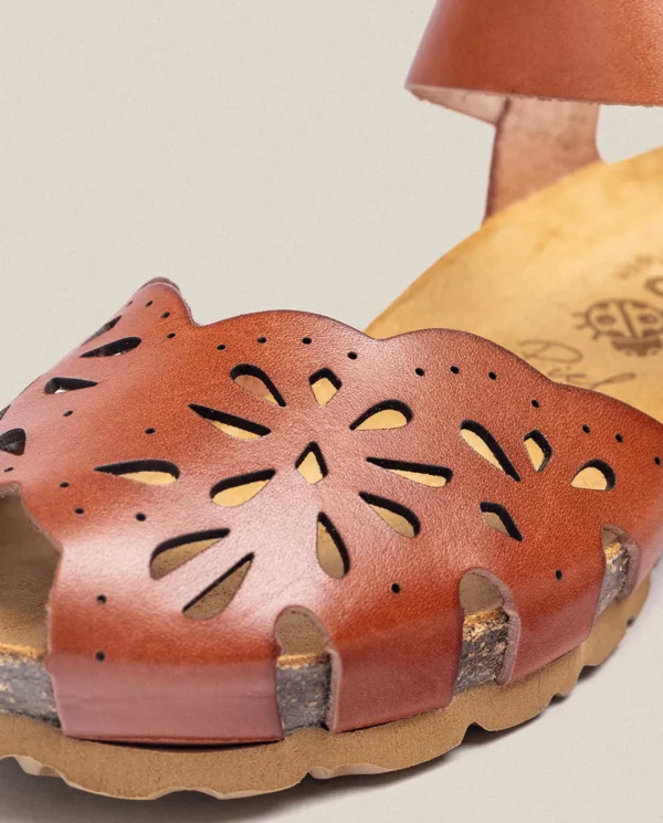 Yokono Sandalia De Cuña Monaco 047 Marrón | Mujer Sandalias De Cuña