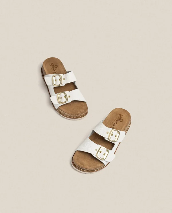 Yokono Sandalia De Plataforma Oca 013 Blanco | Mujer Sandalias De Plataforma