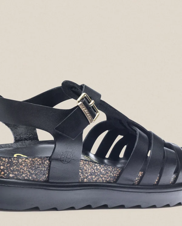Yokono Sandalia De Plataforma Tunez 017 Negro | Mujer Sandalias De Plataforma