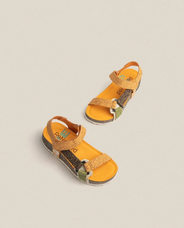 Yokono Sandalia De Plataforma West 007 Naranja | Mujer Sandalias De Plataforma