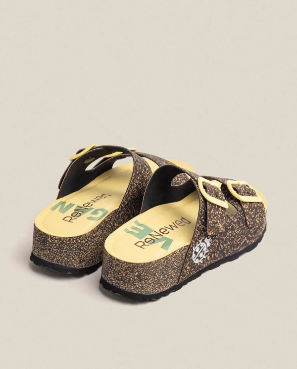 Yokono Sandalia De Plataforma West 003 Negro | Mujer Sandalias De Plataforma