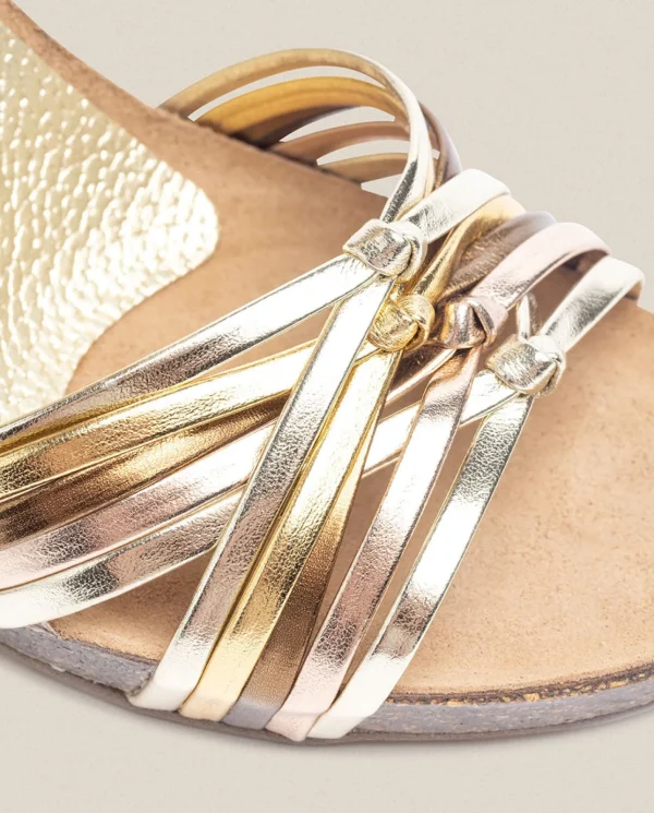Yokono Sandalia De Tacón Ponza 005 Dorado | Mujer Sandalias De Tacón