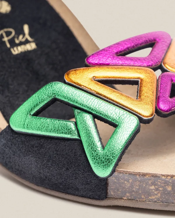 Yokono Sandalia De Tacón Ponza 007 Negro | Mujer Sandalias De Tacón