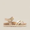 Yokono Sandalia Plana Arena 001 Beige | Mujer Sandalias Planas