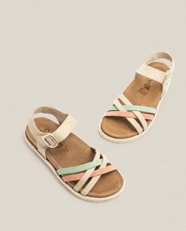 Yokono Sandalia Plana Arena 001 Beige | Mujer Sandalias Planas