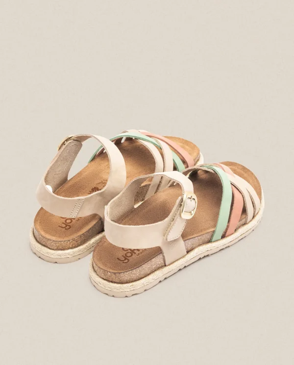 Yokono Sandalia Plana Arena 001 Beige | Mujer Sandalias Planas