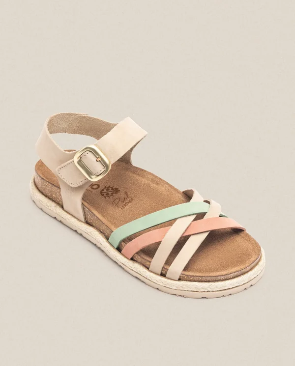 Yokono Sandalia Plana Arena 001 Beige | Mujer Sandalias Planas
