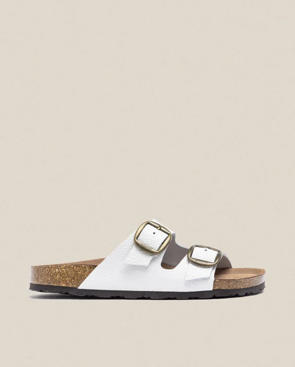 Yokono Sandalia Plana Granada 700 Blanco | Mujer Sandalias Planas