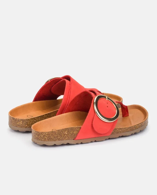 Yokono Sandalia Plana Granada 704 Coral | Mujer Sandalias Planas