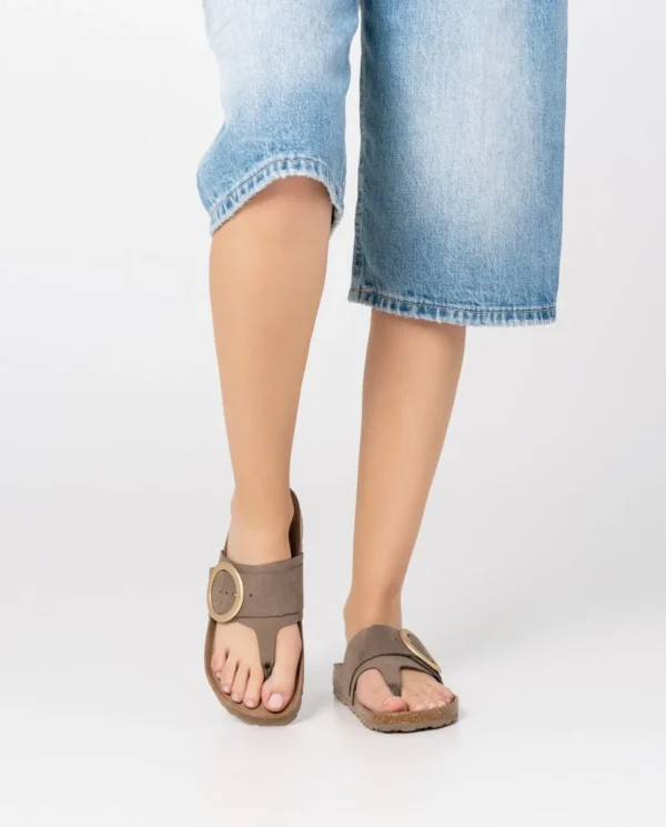 Yokono Sandalia Plana Granada 704 Marrón | Mujer Sandalias Planas
