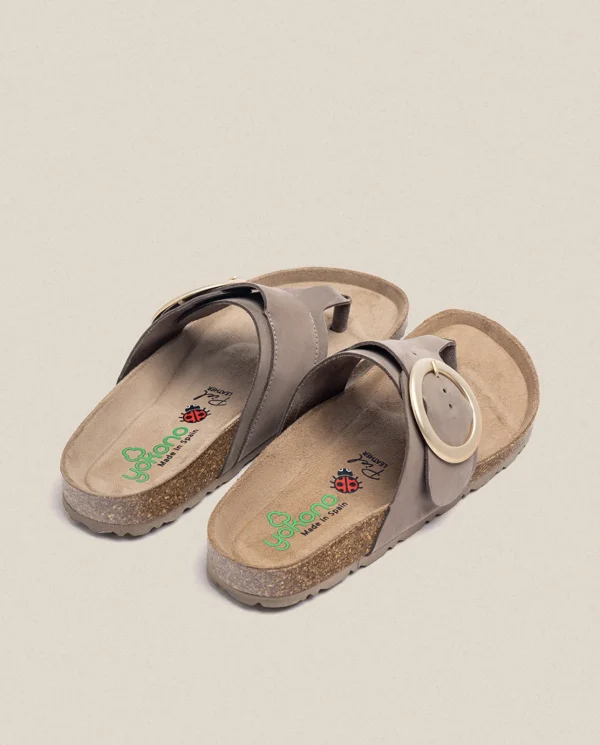 Yokono Sandalia Plana Granada 704 Marrón | Mujer Sandalias Planas