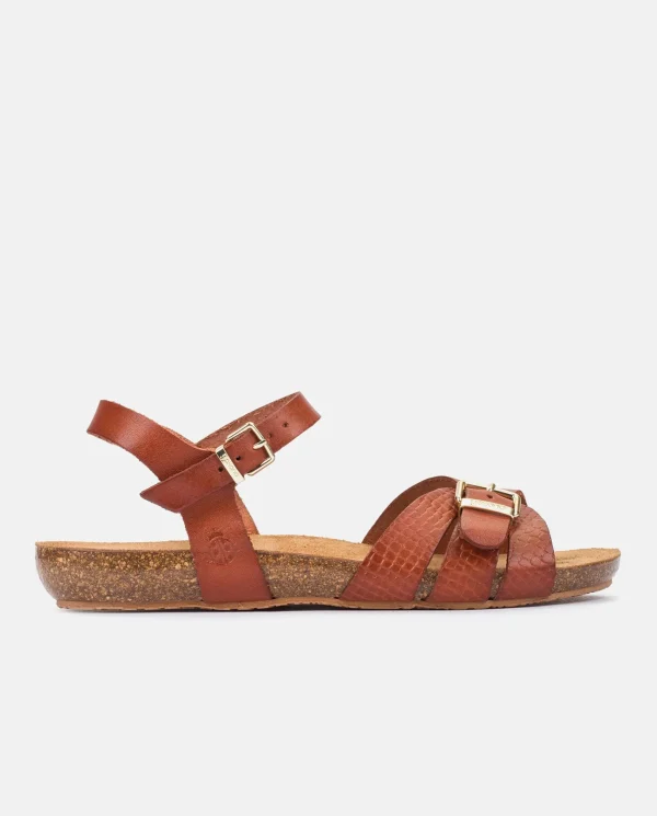 Yokono Sandalia Plana Ibiza 185 Marron | Mujer Sandalias Planas