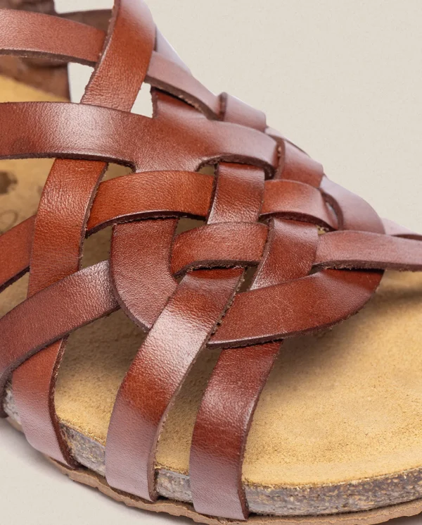 Yokono Sandalia Plana Ibiza 175 Marrón | Mujer Sandalias Planas