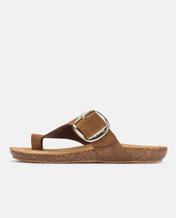 Yokono Sandalia Plana Ibiza 205 Marron | Mujer Sandalias Planas