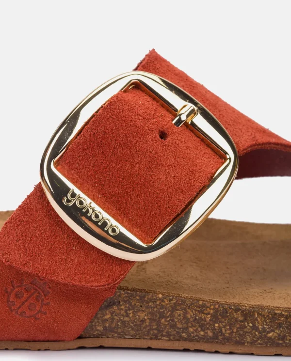 Yokono Sandalia Plana Ibiza 205 Naranja | Mujer Sandalias Planas