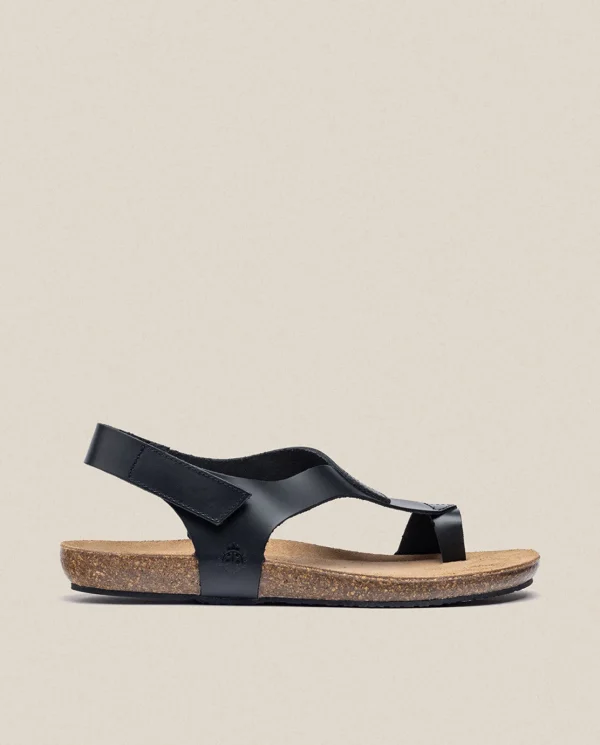 Yokono Sandalia Plana Ibiza 174 Negro | Mujer Sandalias Planas