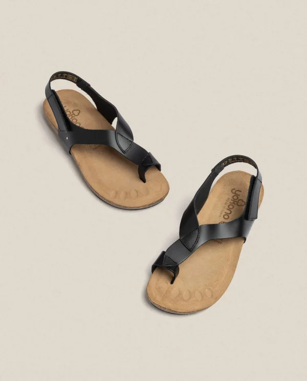Yokono Sandalia Plana Ibiza 174 Negro | Mujer Sandalias Planas