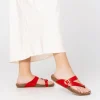 Yokono Sandalia Plana Ibiza 013 Rojo | Mujer Sandalias Planas