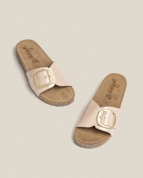 Yokono Sandalia Plana Jerba 114 Beige | Mujer Sandalias Planas