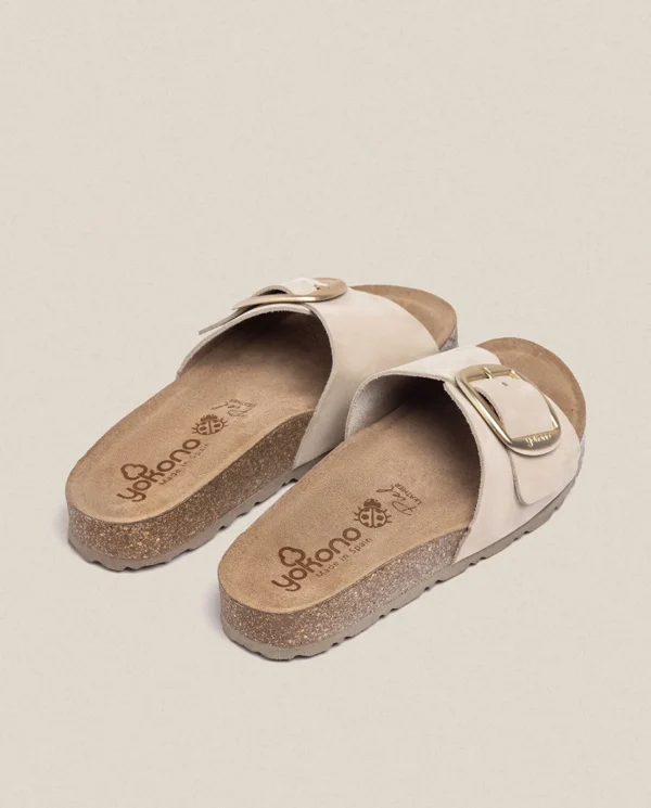 Yokono Sandalia Plana Jerba 114 Beige | Mujer Sandalias Planas