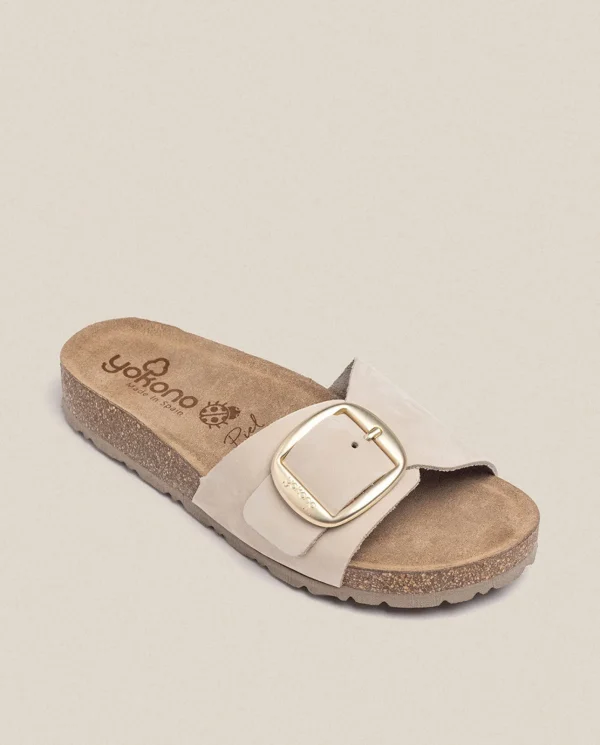 Yokono Sandalia Plana Jerba 114 Beige | Mujer Sandalias Planas