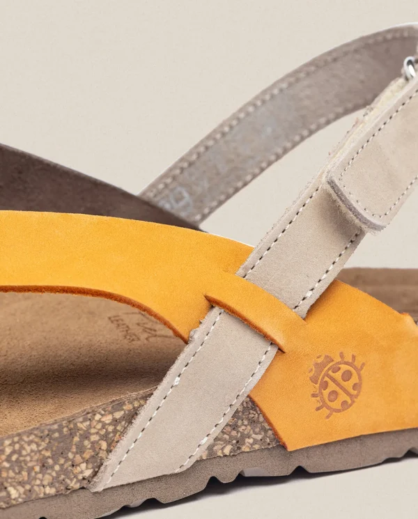 Yokono Sandalia Plana Jerba 718 Naranja | Mujer Sandalias Planas