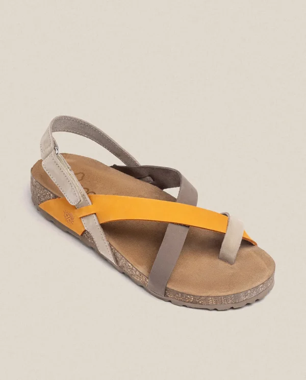 Yokono Sandalia Plana Jerba 718 Naranja | Mujer Sandalias Planas
