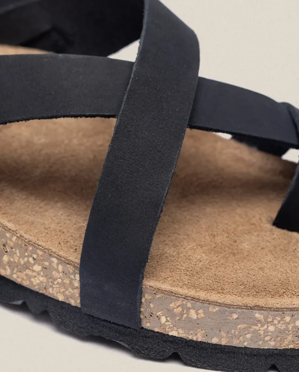 Yokono Sandalia Plana Jerba 718 Negro | Mujer Sandalias Planas