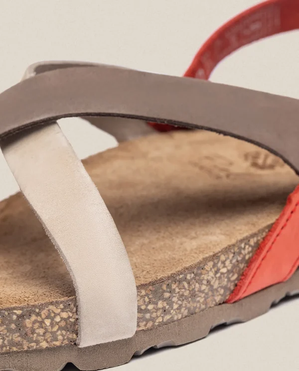 Yokono Sandalia Plana Jerba 718 Rojo | Mujer Sandalias Planas