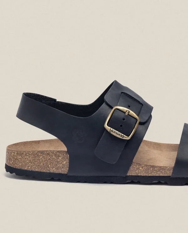 Yokono Sandalia Plana Macam 216 Negro | Hombre Sandalias