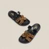 Yokono Sandalia Plana Morena 125 Leopardo | Mujer Sandalias Planas