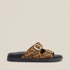 Yokono Sandalia Plana Morena 700 Leopardo | Mujer Sandalias Planas