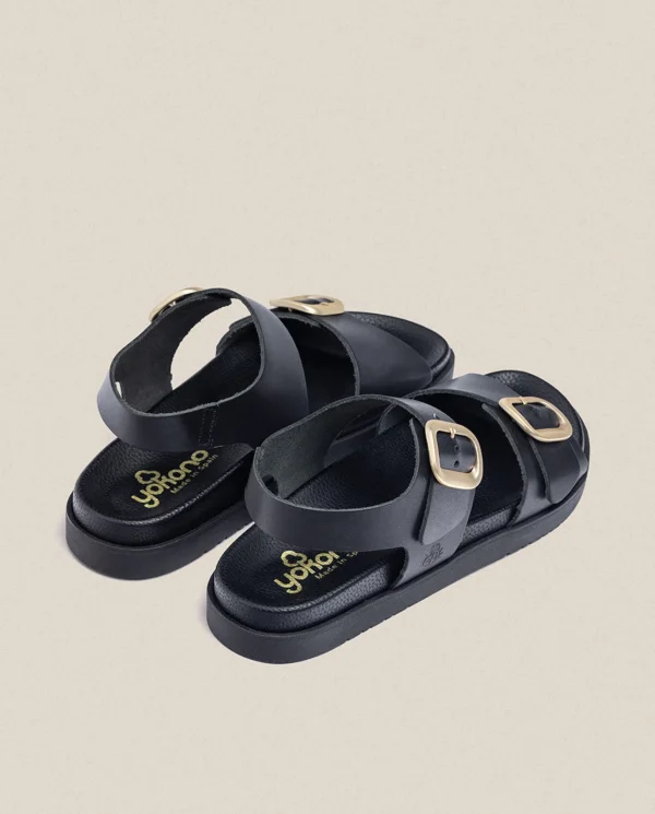 Yokono Sandalia Plana Morena 002 Negro | Mujer Sandalias Planas