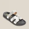 Yokono Sandalia Plana Morena 125 Plata | Mujer Sandalias Planas