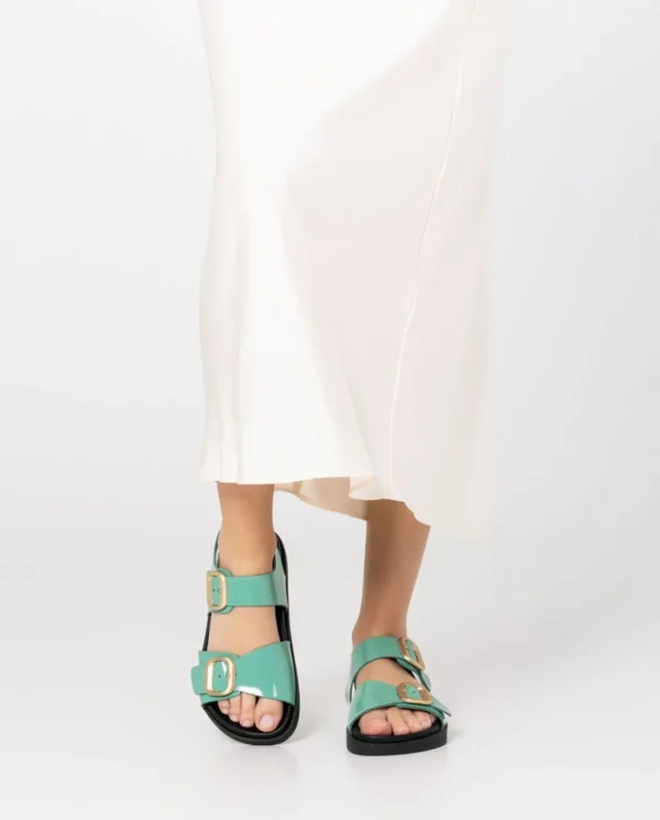 Yokono Sandalia Plana Morena 002 Verde | Mujer Sandalias Planas